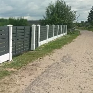Модульный забор. Забор жалюзи и ранчо. 