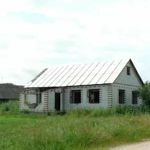Продаю недостроенный дом с участком 10 соток в г.п. Любча