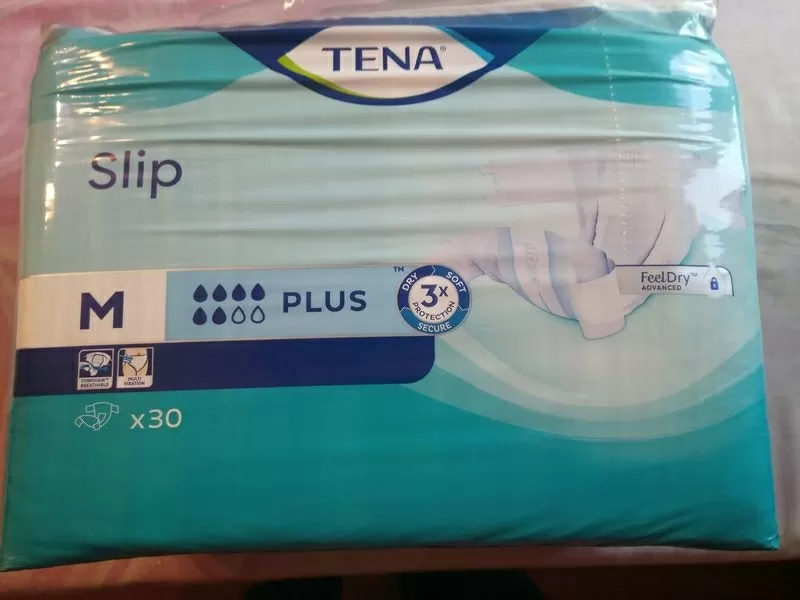 Подгузники для взрослых TENA Slip Plus Medium 6* (73-122 см) 30 шт