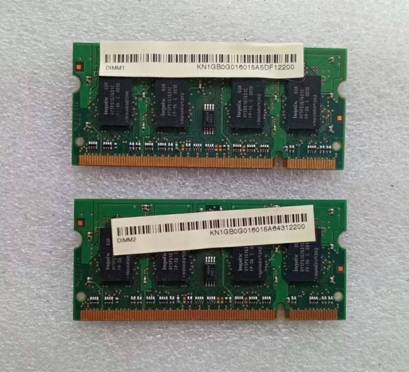 Память DDR-2 две 1Гб+1Гб   2