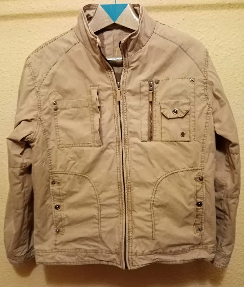Куртка в стиле Casual 100% хлопок унисекс  