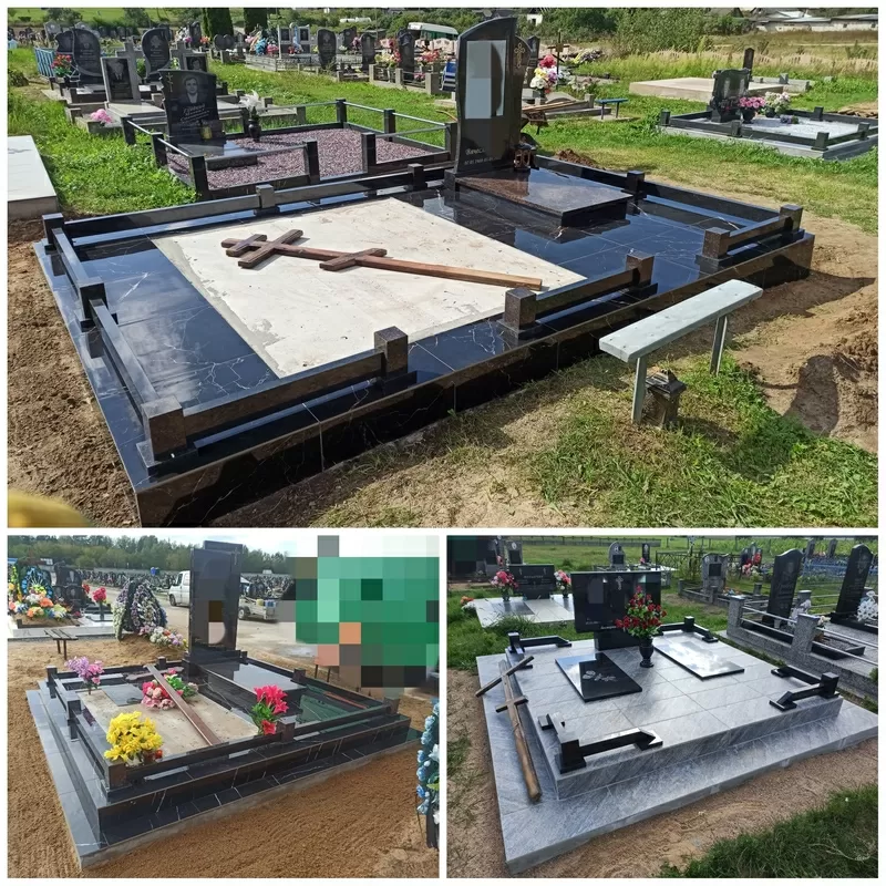Благоустройство захоронений под ключ. Барановичи/район. Ляховичи 